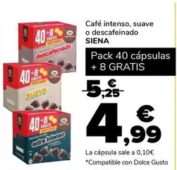 Oferta de Siena - Café Intenso, Suave O Descafeinado por 4,99€ en Supeco