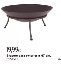 Oferta de Brasero Para Exterior por 19,99€ en Cadena88