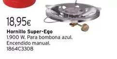 Oferta de Super ego - Hornillo Super-Ego por 18,95€ en Cadena88