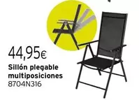 Oferta de Sillón Plegable Multiposiciones por 44,95€ en Cadena88