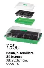 Oferta de Bandeja Semillero 24 Huecos por 7,95€ en Cadena88