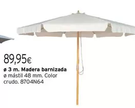 Oferta de Madera Barnizada por 89,95€ en Cadena88