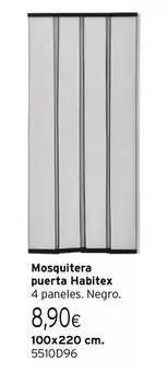 Oferta de Habitex - Mosquitera Puerta por 8,9€ en Cadena88