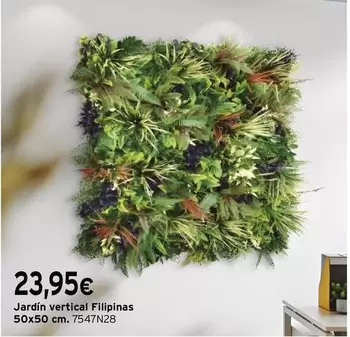 Oferta de Vertical - Jardín Vertical Filipinos 50x50 Cm. por 23,95€ en Cadena88