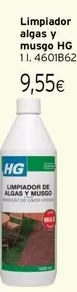 Oferta de HG - Limpiador Algas Y Musgo por 9,55€ en Cadena88