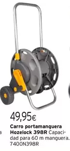 Oferta de HoZelock - Carro Portamanguera Ba Bañoz 398R por 49,95€ en Cadena88