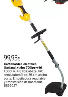 Oferta de Garland - Cortadores Electrico  Xtrlm 700pe-v16 por 99,95€ en Cadena88