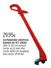 Oferta de Einhell - Cortadores Eléctrico por 29,95€ en Cadena88