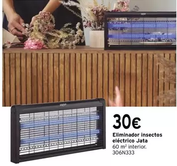 Oferta de Jata - Eliminador Insectos Eléctrico Nata por 30€ en Cadena88