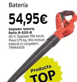 Oferta de Ratio - Soplador Batería R-20-B por 54,95€ en Cadena88