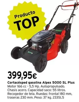 Oferta de Alpex - Cortacésped Gasolina por 399,95€ en Cadena88