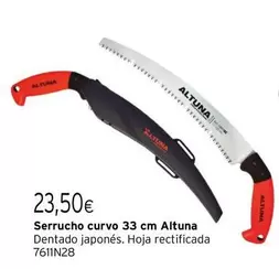 Oferta de Altuna - Serrucho Curvo por 23,5€ en Cadena88