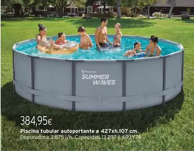 Oferta de Piscina tubular autoportante 9 427xn.107 cm por 384,95€ en Cadena88