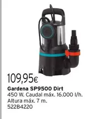 Oferta de Gardena -  Sp9500 Dirt por 109,95€ en Cadena88