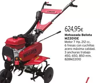 Oferta de Bellota - Motoazada MZ2010IE por 624,95€ en Cadena88