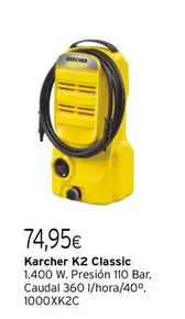 Oferta de Kärcher - K2 Classic por 74,95€ en Cadena88