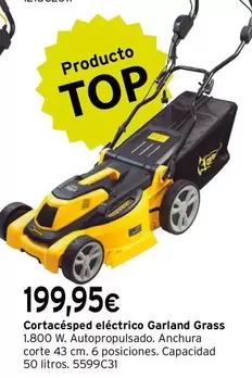 Oferta de Garland - Cortacésped Eléctrico  Grass por 199,95€ en Cadena88