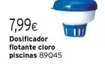 Oferta de Dosificador flotante cloro piscinas por 7,99€ en Cadena88