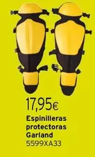 Oferta de Garland - Espinilleras Protectoras por 17,95€ en Cadena88