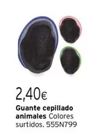 Oferta de Guante Cepillado Animales por 2,4€ en Cadena88