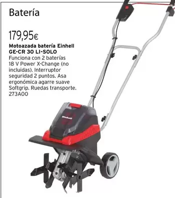 Oferta de Motoazada Bateria Einhell GEC-CR 30 LI-SOL0 por 179,95€ en Cadena88