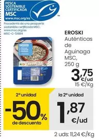 Oferta de Eroski - Autenticas De Aguinaga por 3,75€ en Eroski