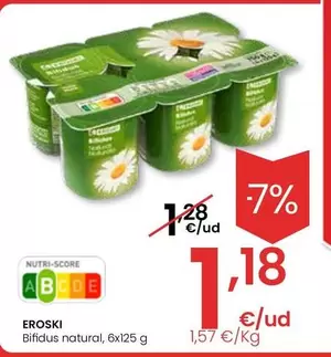 Oferta de Eroski - Bifidus Natural por 1,18€ en Eroski