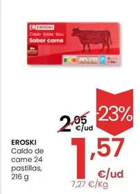 Oferta de Eroski - Caldo De Carne Pastillas por 1,57€ en Eroski