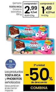 Oferta de Tosta Rica - Oceanix Blanditos por 2,99€ en Eroski