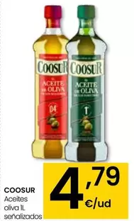 Oferta de Coosur - Aceites Oliva Senalizados por 4,79€ en Eroski