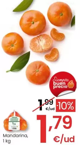 Oferta de Mandarina por 1,79€ en Eroski