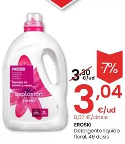 Oferta de Eroski - Detergente Liquido Floral por 3,04€ en Eroski