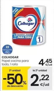 Oferta de Colhogar - Papel Cocina Para Todo por 4,45€ en Eroski
