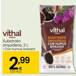 Oferta de Vithal/ Substrato Orquideas por 2,99€ en Eroski