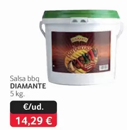 Oferta de Diamante - Salsa Bbq por 14,29€ en Gros Mercat