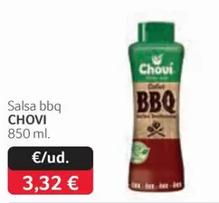 Oferta de Chovi - Salsa Bbq por 3,32€ en Gros Mercat