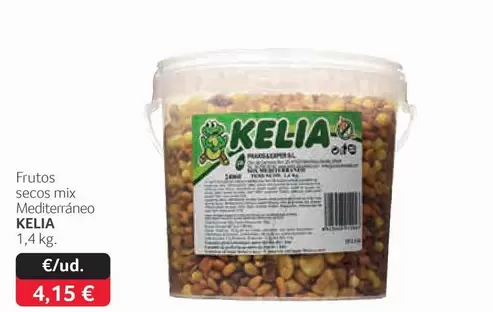 Oferta de Kelia - Frutos Secos Mix Mediterráneo por 4,15€ en Gros Mercat