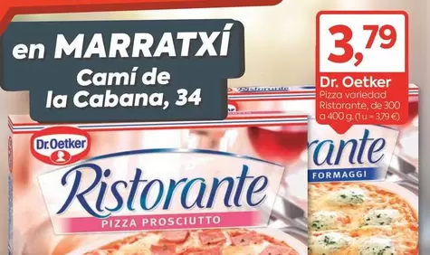 Oferta de Dr Oetker - Pizza Variedad por 3,79€ en Suma Supermercados