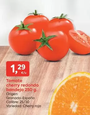 Oferta de Redondo - Tomate Cherry  Bandeja por 1,29€ en Suma Supermercados