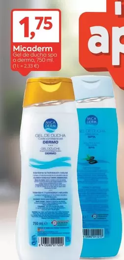 Oferta de Micaderm - Gel De Ducha Exfoliante por 1,75€ en Suma Supermercados