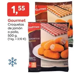 Oferta de Gourmet - Croquetas De Jamón O Pollo por 1,55€ en Suma Supermercados