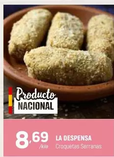 Oferta de La Despensa - Croquetas Serranas por 8,69€ en Coviran