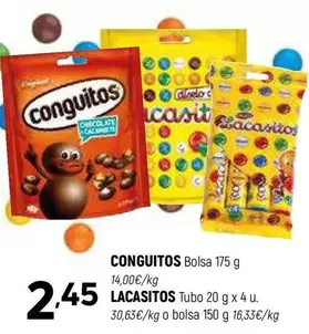 Oferta de Lacasitos - Bolsa por 2,45€ en Coviran