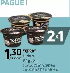 Oferta de YoPRO - Cuchara por 2,59€ en Coviran