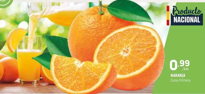 Oferta de Naranja por 0,99€ en Coviran