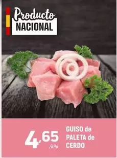 Oferta de Guiso De Paleta De Cerdo por 4,65€ en Coviran