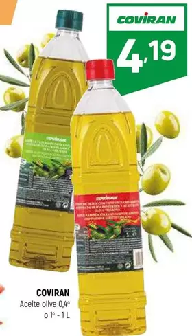 Oferta de Coviran - Aceite Oliva 0,4 por 4,19€ en Coviran