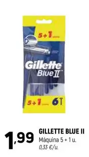 Oferta de Gillette - Blue Ii Maquina por 1,99€ en Coviran