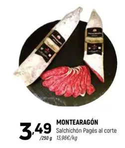 Oferta de Salchichon Pages Al Corte por 3,49€ en Coviran