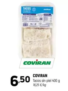 Oferta de Coviran - Tacos Sin Piel por 6,5€ en Coviran